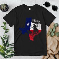 State Of Texas Flag Map Distressed Native Texan Tx Premium T-Shirt