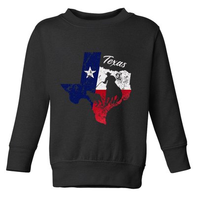State Of Texas Flag Map Distressed Native Texan Tx Toddler Sweatshirt