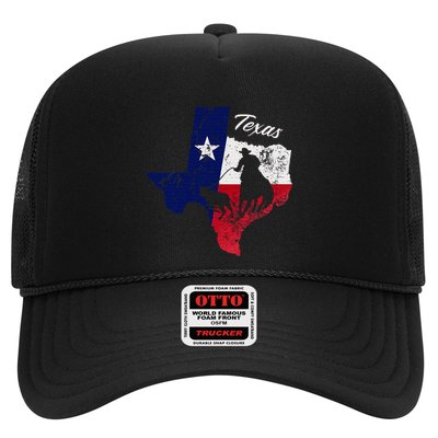 State Of Texas Flag Map Distressed Native Texan Tx Trucker Hat