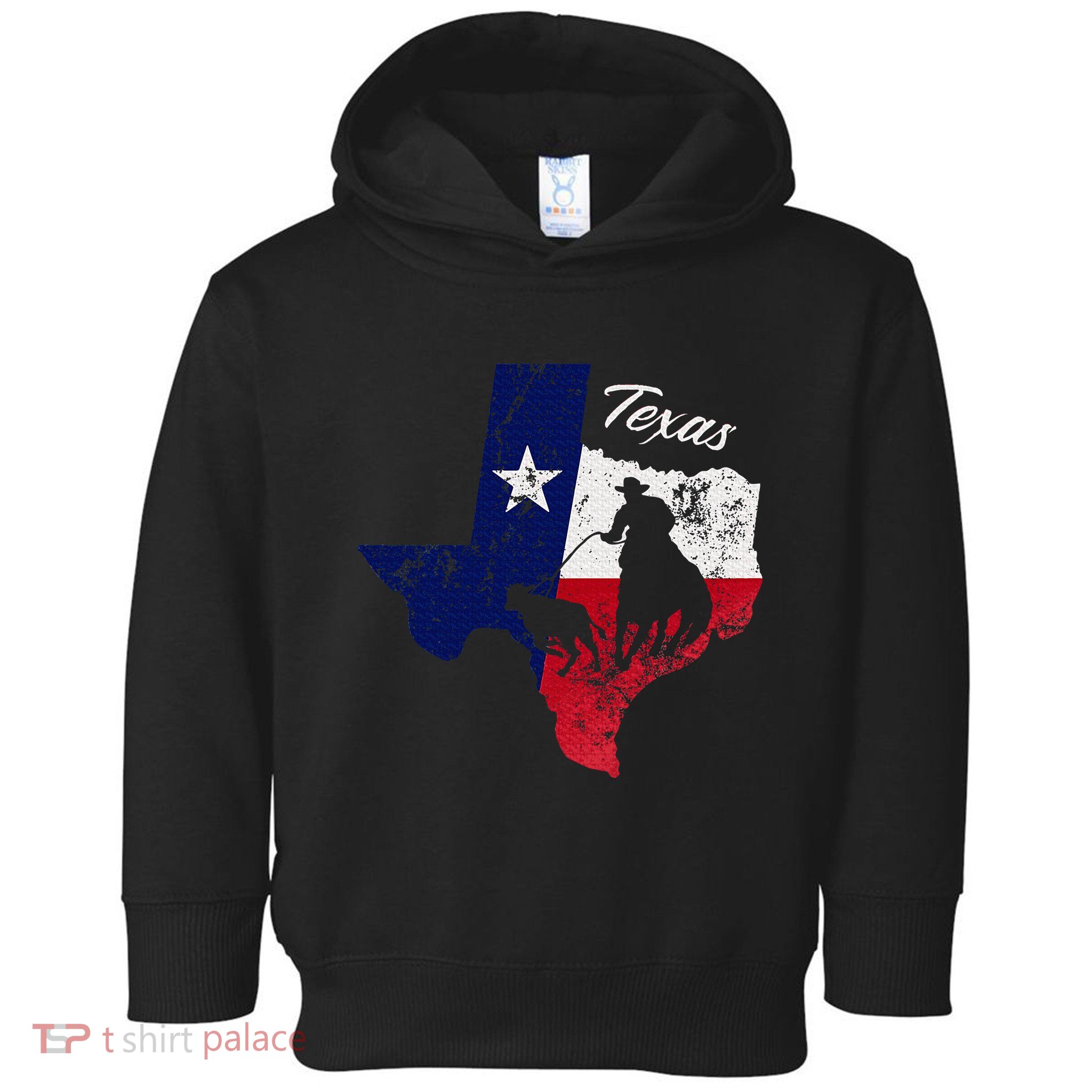 State Of Texas Flag Map Distressed Native Texan Tx Toddler Hoodie