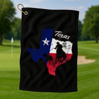 State Of Texas Flag Map Distressed Native Texan Tx Golf Towel