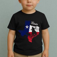 State Of Texas Flag Map Distressed Native Texan Tx Toddler T-Shirt