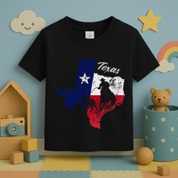 State Of Texas Flag Map Distressed Native Texan Tx Toddler T-Shirt