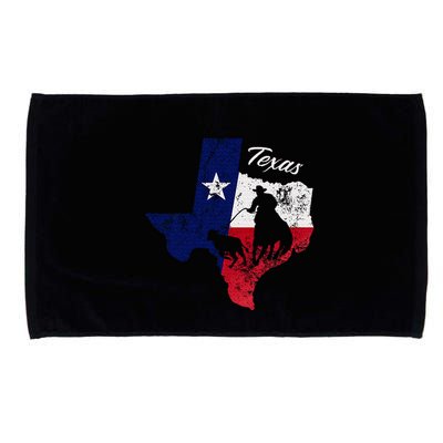State Of Texas Flag Map Distressed Native Texan Tx Microfiber Hand Towel