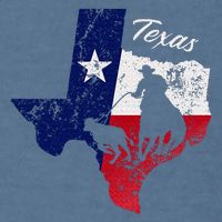 State Of Texas Flag Map Distressed Native Texan Tx Garment-Dyed Sweatshirt