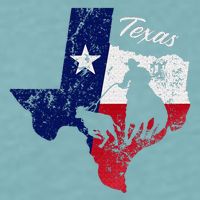 State Of Texas Flag Map Distressed Native Texan Tx Sueded Cloud Jersey T-Shirt