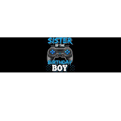 Sister Of The Birthday Boy Matching Video Game Birthday Gift Bumper Sticker