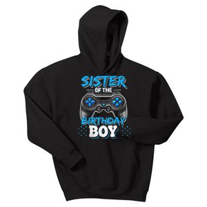 Sister Of The Birthday Boy Matching Video Game Birthday Gift Kids Hoodie