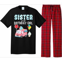 Sister Of The Birthday Girl Ice Cream Truck Bday Party Pajama Set