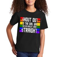 Shout Out To The Girl Who Made Me Realize I Wasn't Straight Kids T-Shirt