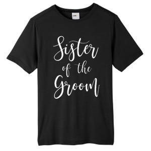 Sister Of The Groom Wedding Party Tall Fusion ChromaSoft Performance T-Shirt