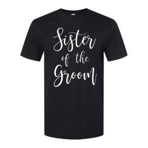 Sister Of The Groom Wedding Party Softstyle CVC T-Shirt