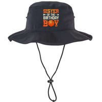 Sister Of The Birthday Basketball Mother Mom Funny Legacy Cool Fit Booney Bucket Hat