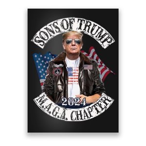 Sons Of Trump Maga Chapter 2024 Long Sleeve Poster