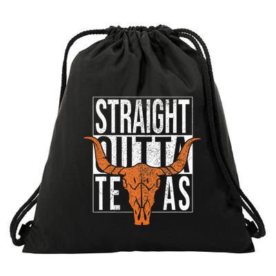 Straight Outta Texas 1845 For Proud Texans Drawstring Bag