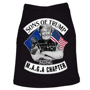 Sons Of Trump 2024 Biker Funny Doggie Tank