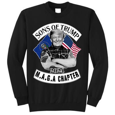 Sons Of Trump 2024 Biker Funny Sweatshirt