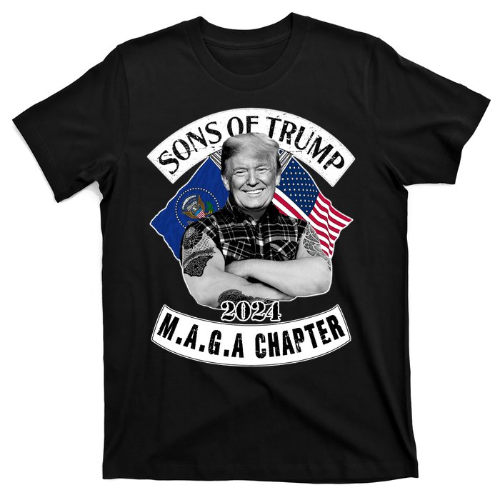 Sons Of Trump 2024 Biker Funny T-Shirt