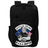 Sons Of Trump 2024 Biker Funny Impact Tech Backpack