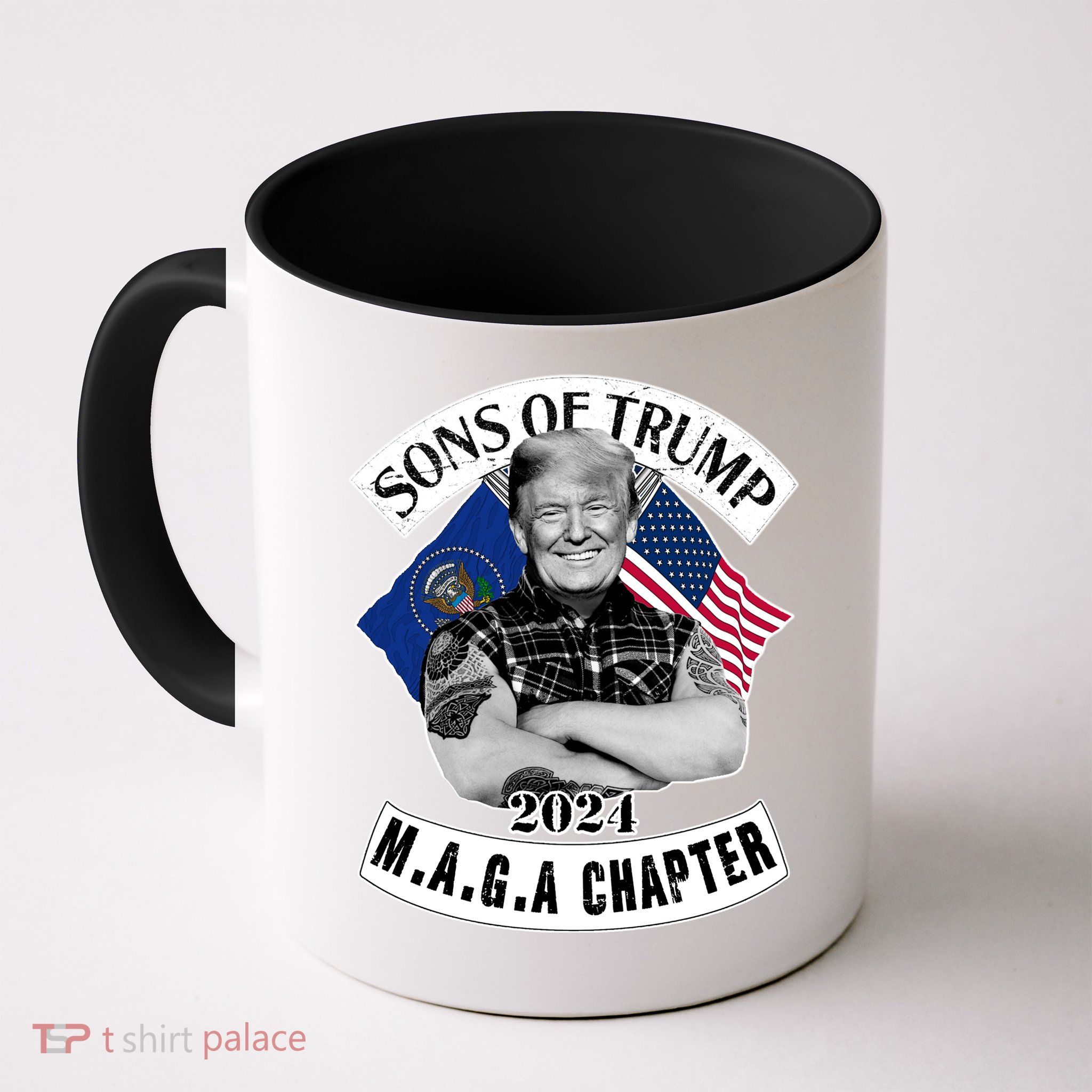Sons Of Trump 2024 Biker Funny Mug