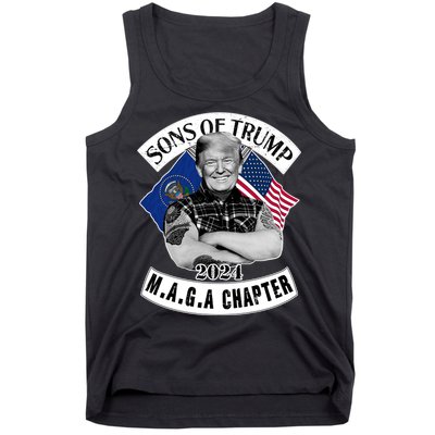 Sons Of Trump 2024 Biker Funny Tank Top
