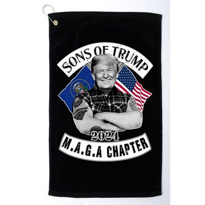 Sons Of Trump 2024 Biker Funny Golf Towel