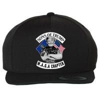 Sons Of Trump 2024 Biker Funny Wool Snapback Cap