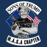 Sons Of Trump 2024 Biker Funny Infant Baby Jersey Bodysuit