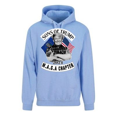 Sons Of Trump 2024 Biker Funny Unisex Surf Hoodie