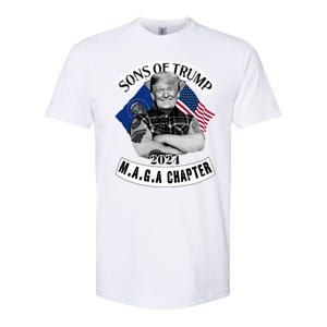 Sons Of Trump 2024 Biker Funny Softstyle CVC T-Shirt