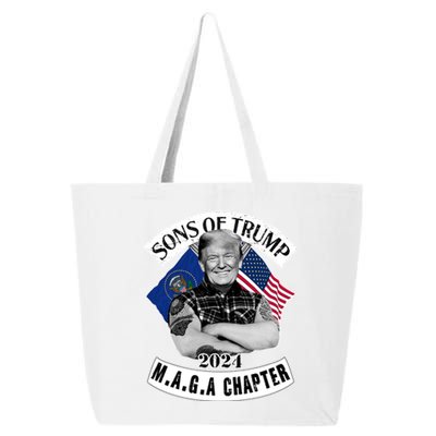 Sons Of Trump 2024 Biker Funny 25L Jumbo Tote