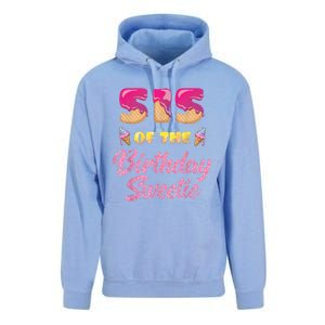 Sis Of The Birthday Sweetie Ice Cream Birthday Unisex Surf Hoodie