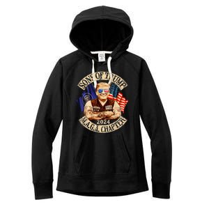 Sons Of Trump Maga Chapter 2024 Women's Fleece Hoodie