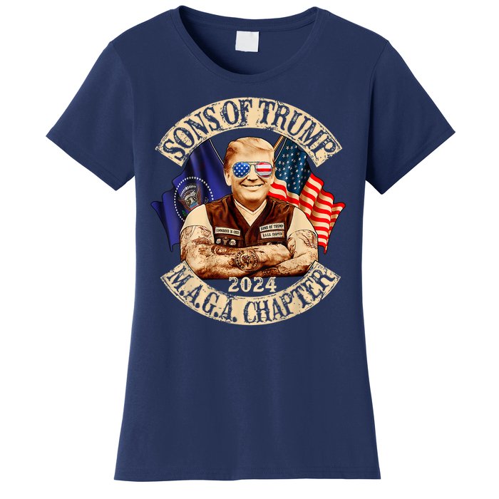 Sons Of Trump Maga Chapter 2024 Women's T-Shirt