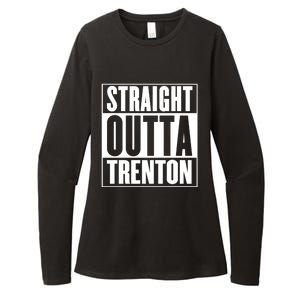 Straight Outta Trenton Gift Meaningful Gift Womens CVC Long Sleeve Shirt