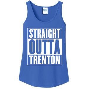 Straight Outta Trenton Gift Meaningful Gift Ladies Essential Tank