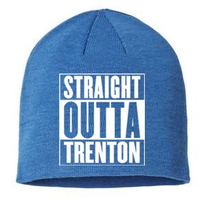 Straight Outta Trenton Gift Meaningful Gift Sustainable Beanie