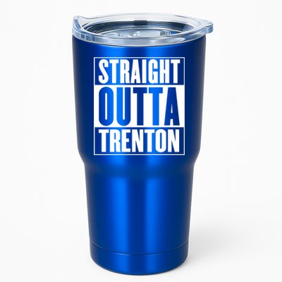 Straight Outta Trenton Gift Meaningful Gift Tumbler