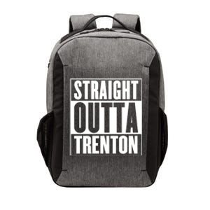 Straight Outta Trenton Gift Meaningful Gift Vector Backpack