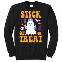 Stick Or Treat Halloween Nurse Ghost Sweatshirt