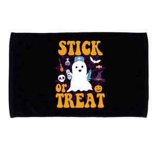 Stick Or Treat Halloween Nurse Ghost Microfiber Hand Towel