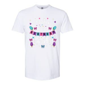 Sister Of The Birthday Sweetie Ice Cream Bday Party Sis Softstyle CVC T-Shirt