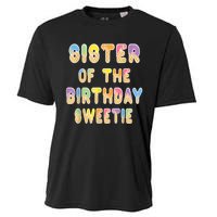 Sister Of The Birthday Sweetie Girl Icecream Themed Party Cooling Performance Crew T-Shirt