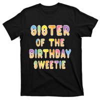 Sister Of The Birthday Sweetie Girl Icecream Themed Party T-Shirt