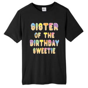 Sister Of The Birthday Sweetie Girl Icecream Themed Party Tall Fusion ChromaSoft Performance T-Shirt