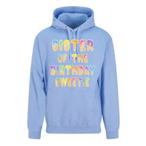 Sister Of The Birthday Sweetie Girl Icecream Themed Party Unisex Surf Hoodie