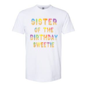 Sister Of The Birthday Sweetie Girl Icecream Themed Party Softstyle CVC T-Shirt