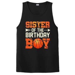 Sister Of The Birthday Basketball Mother Mom Funny PosiCharge Competitor Tank