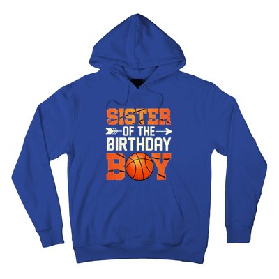 Sister Of The Birthday Basketball Mother Mom Funny Hoodie