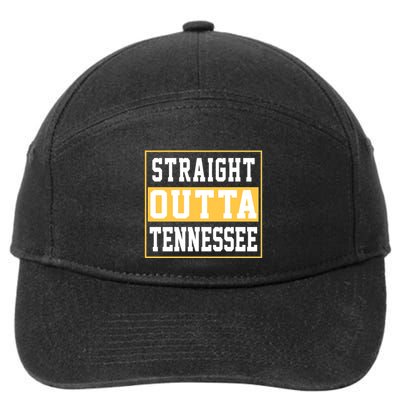 Straight Outta Tennessee 7-Panel Snapback Hat